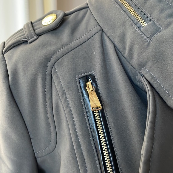 MICHAEL Michael Kors Gold Zipper Coat - Picture 5 of 10